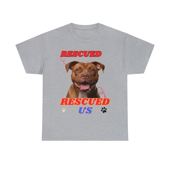 Pitbull Dog Rescue Shirt Rescue Save Animal Rescue, Dog Lover Cat