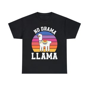 No Drama Llamas T-Shirt, Llamas T-Shirt, Funny Llama Shirt, No Drama Llama Smokey Parody Bear Super Soft Tshirt,  Don&#39;t Drama Please Tee