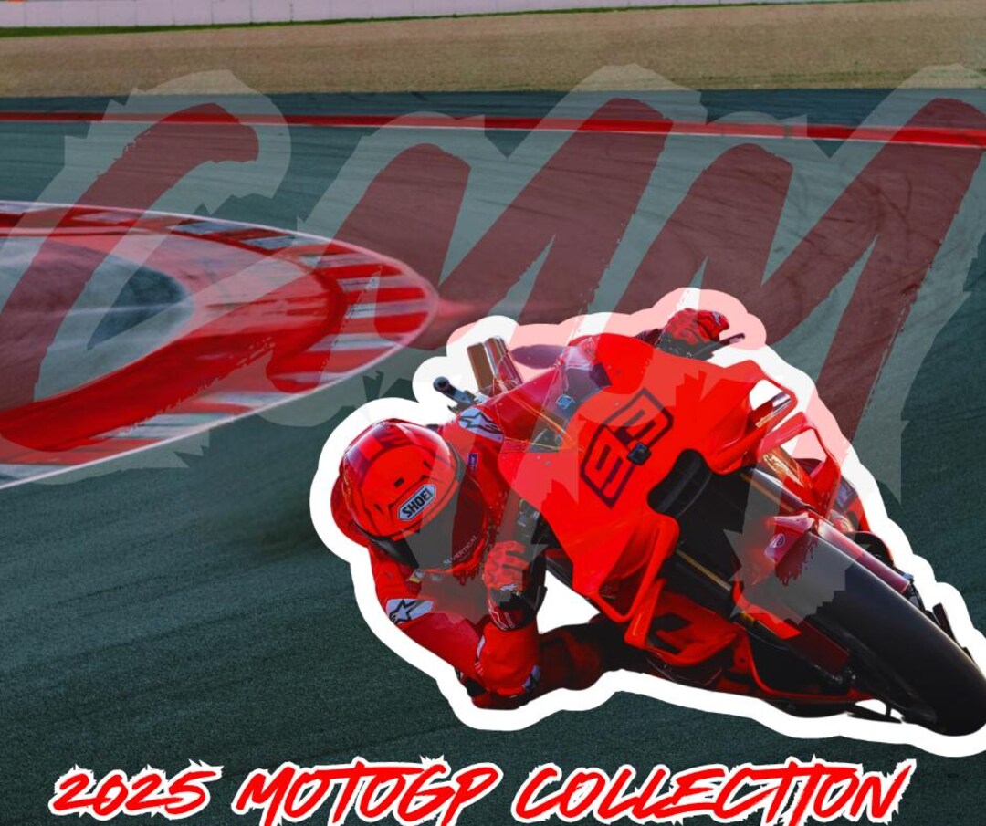 MM93 X CMM All Red Marquez Desmo 3''X3'' Sticker - Etsy