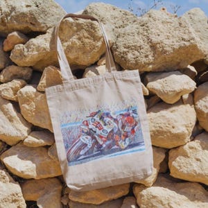 Custom Moto Merch MM93 Confetti 93 Marc Marquez Tote image 2