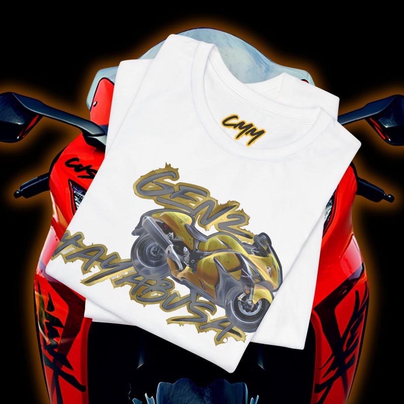 CMM x Gen2 Hayabusa - Maglietta "Graffiti Yellow G2 Hayabusa" immagine 3