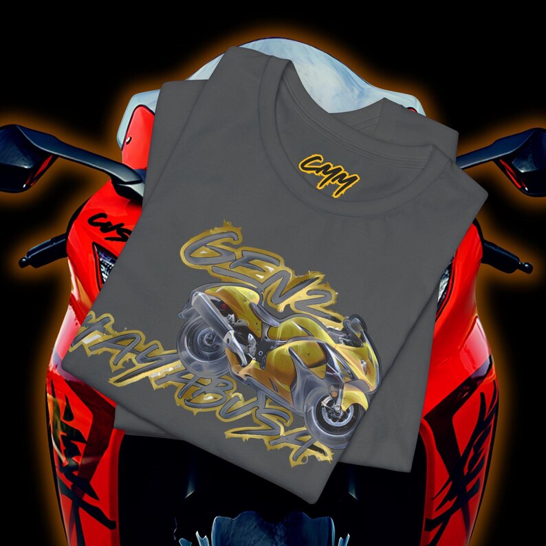 CMM x Gen2 Hayabusa - Maglietta "Graffiti Yellow G2 Hayabusa" immagine 5