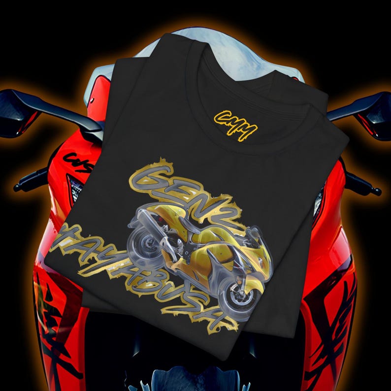 CMM x Gen2 Hayabusa - Maglietta "Graffiti Yellow G2 Hayabusa" immagine 1