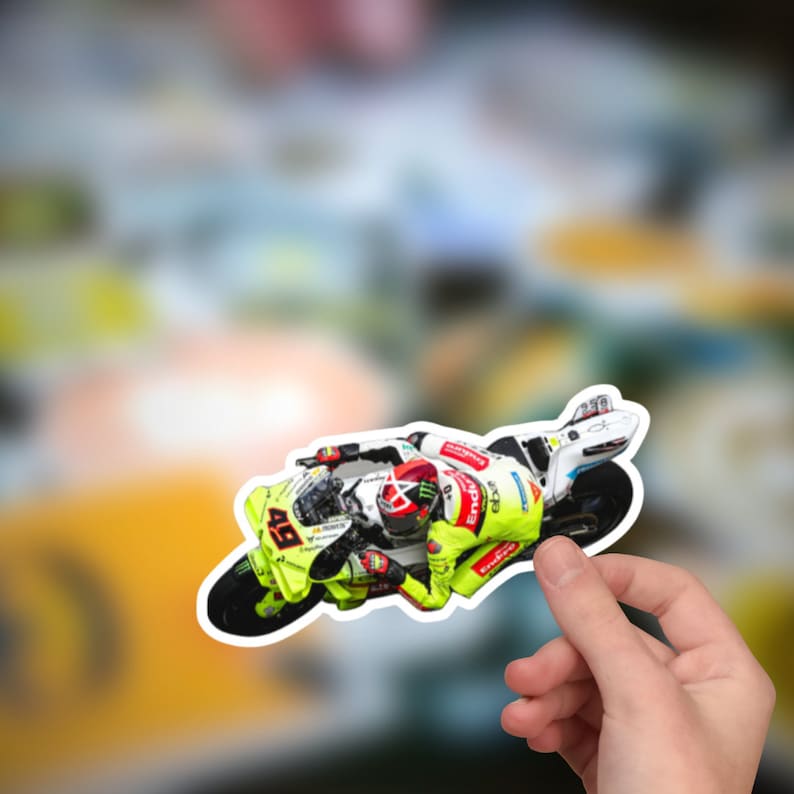 Fabio Di Giannantonio Motogp Vinyl Sticker: Motorcycle Helmet Decal - Etsy