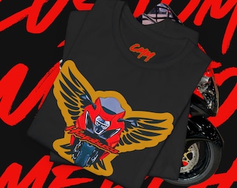 CMM x Hayabusa 25th Anniversary Shirt: Golden 25th Blaze Logo