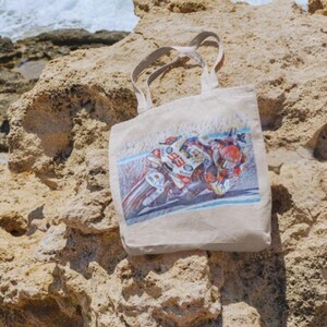 Custom Moto Merch MM93 Confetti 93 Marc Marquez Tote image 3