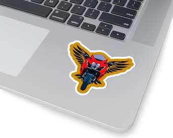 Golden 25th Hayabusa Sticker