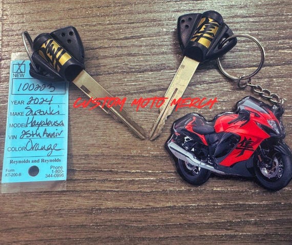 Custom Moto Merch Customized 25th Anniversary Hayabusa Registered