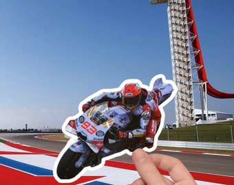 Marc Marquez Vinyl | Decalque de capacete | Adesivo de motocicleta | Adesivo Motogp 3"x3"