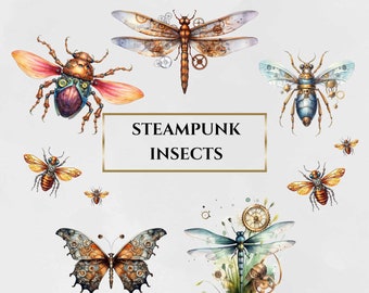 Clipart de insectos Steampunk