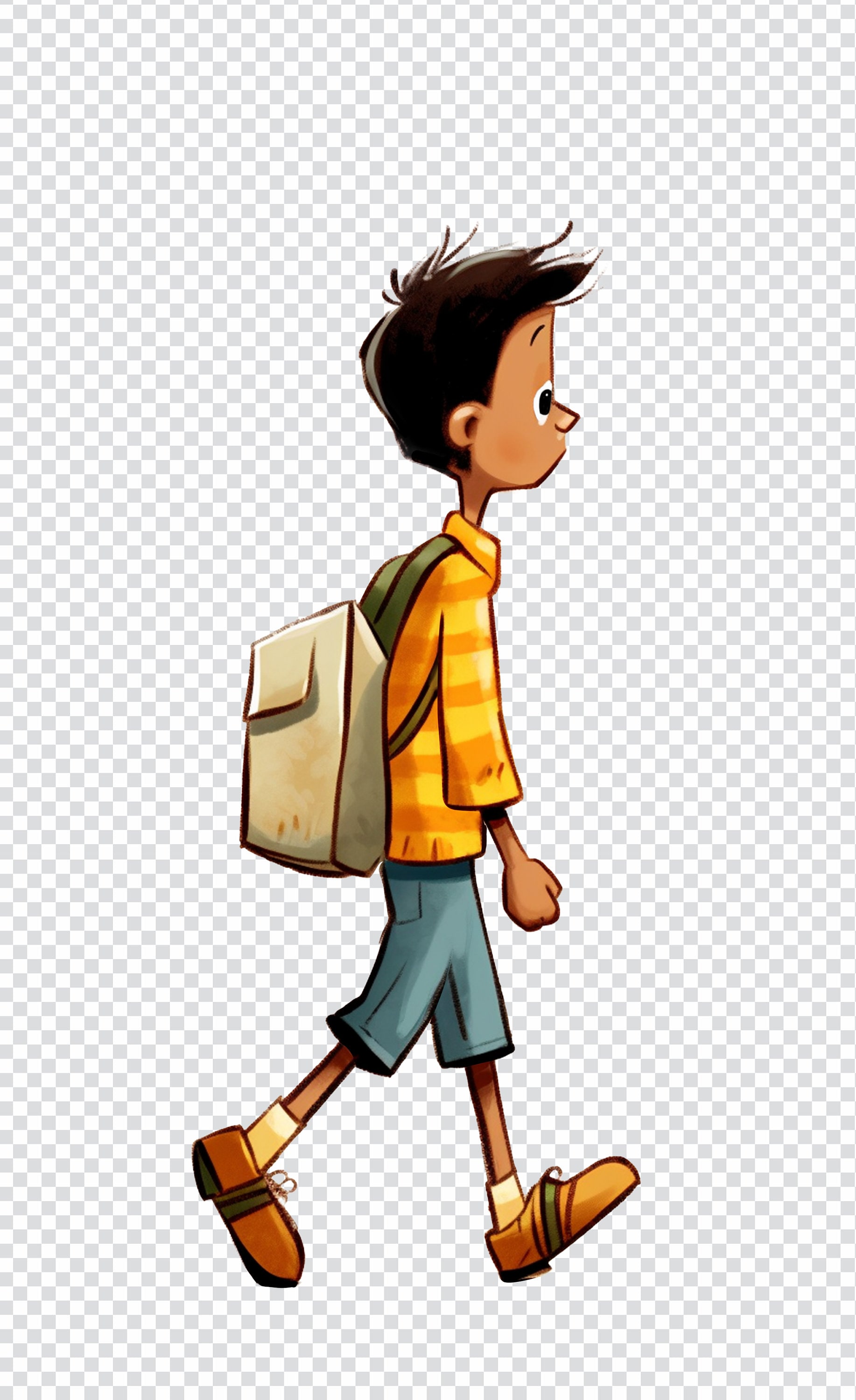 Free: Walking male illustration, Animation Walking Character Walk