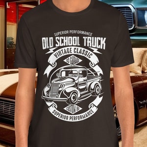 Vintage Trucker T-Shirt: Retro Big Rig Tee
