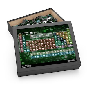 Periodic Table Jigsaw Puzzle: Chemistry Student Gift