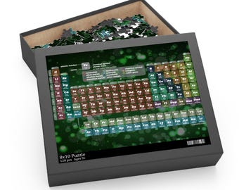 Rompecabezas de la tabla periódica: regalo para estudiantes de