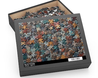 Impossible Jigsaw Puzzle Gift, Puzzle of a Puzzle Brain Teaser, Funny Unique Puzzle Gift for Adults, Trick Puzzle Challenge, Novelty Gift