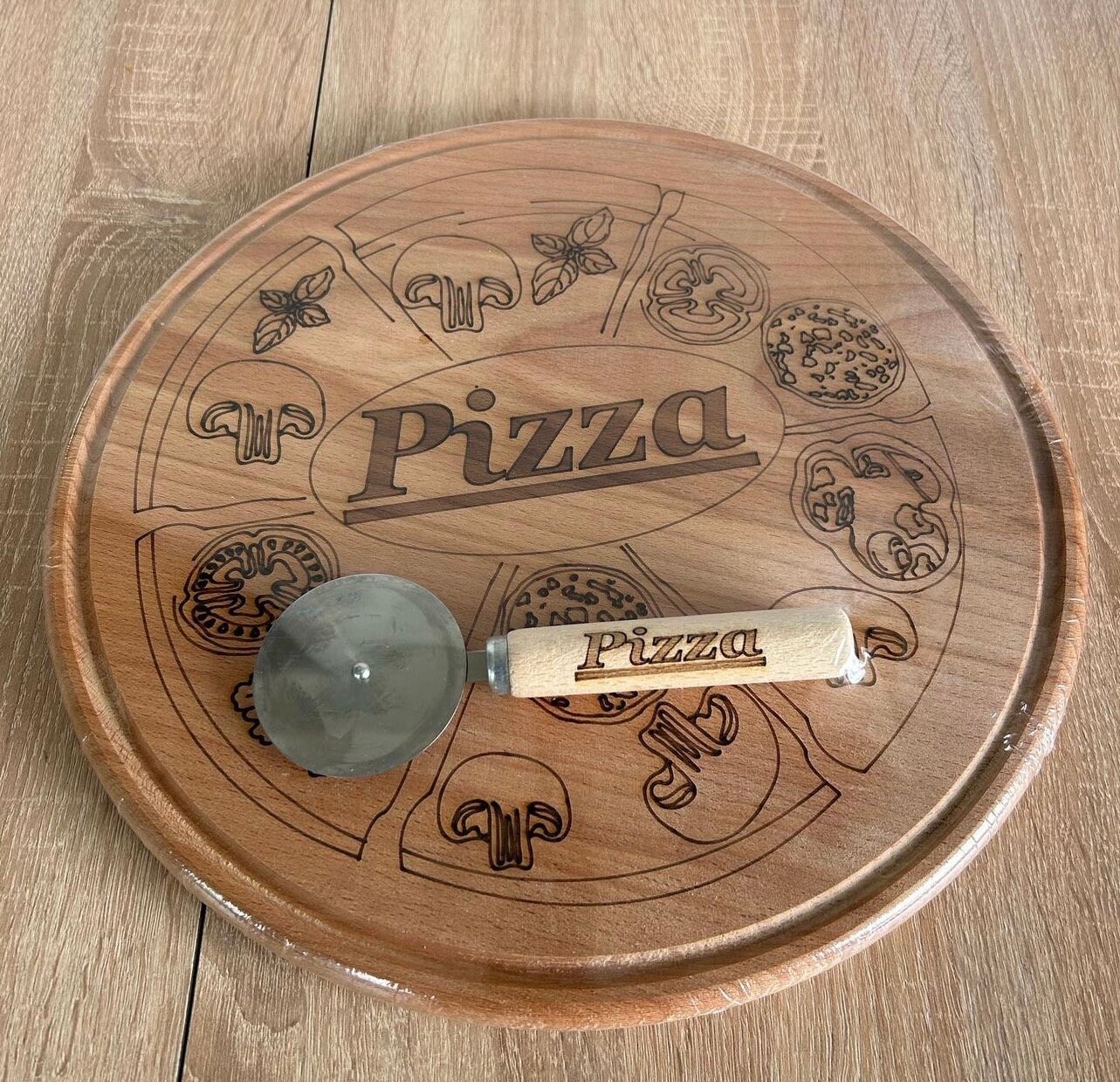 Деревянная подставка для пиццы для подачи завтрака пикника. - Etsy