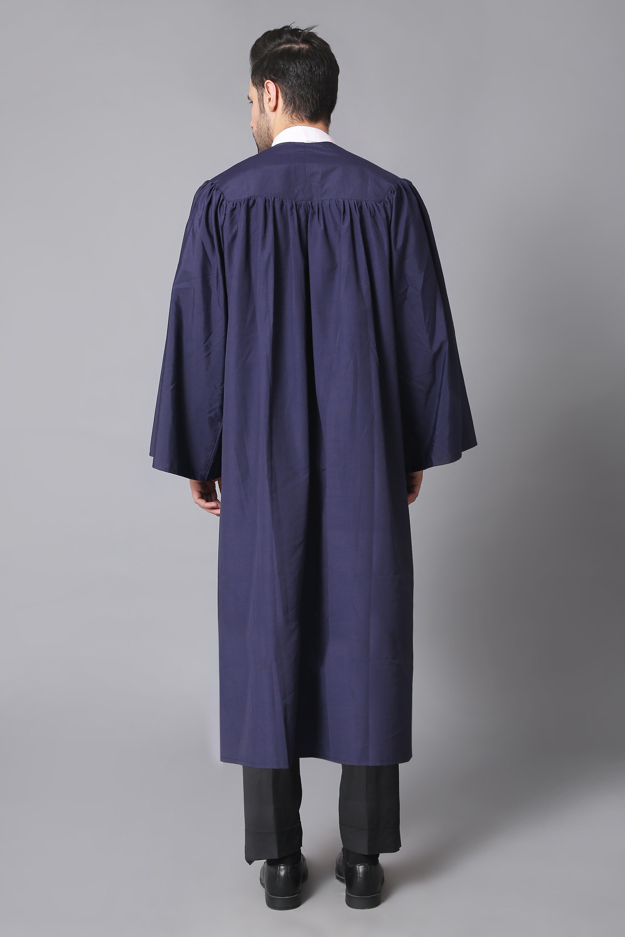 Graduation Gnp Navy Blue Economy Gown-graduation Gown-graduation - Etsy
