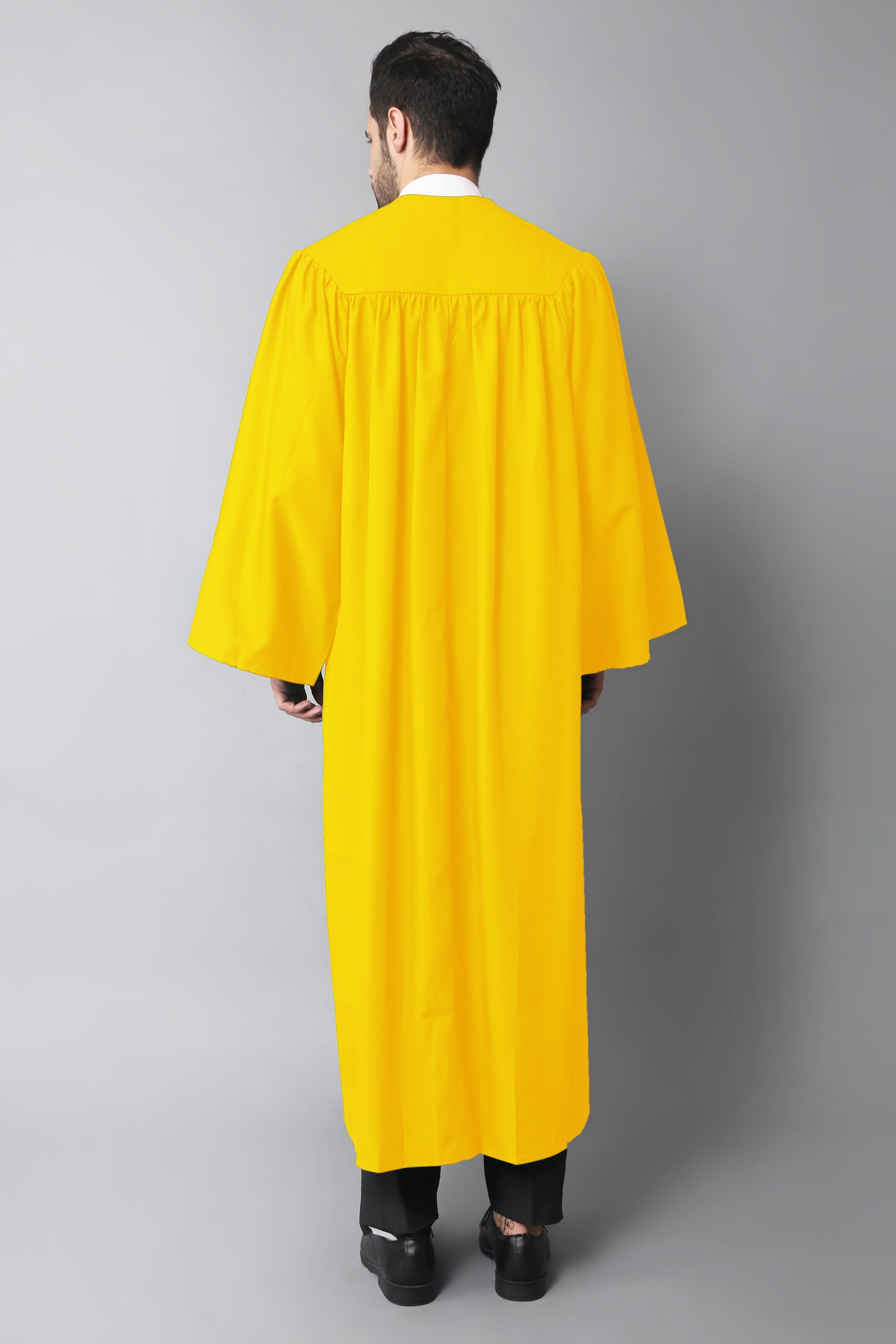 Yellow Graduation Gown-graduation Dress-academic - Etsy