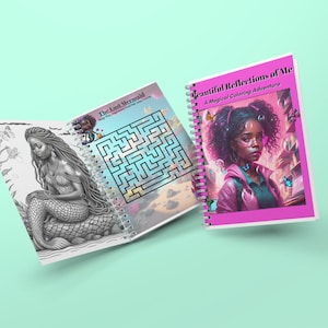 TEEN-African American Coloring Book-Black Girl Coloring-Melanin Coloring-Empowering Coloring-Afro Coloring-Activity Book-Gift For Black Girl