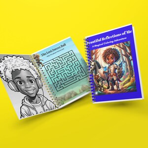 African American Coloring Book-Black Boy Coloring Book-Activity Book-Empowering Coloring-Afrocentric Gift-Melanin Coloring-Fun-Kids Activity