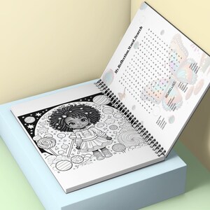 African American Coloring Book-black Girl Coloring Book-busy Book