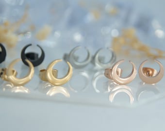 Sailor Moon inspirierte Ohrstecker  | Kleine Monde Ohrringe | Mond Ohrstecker | Kawaii Ohrstecker | Niedliche Ohrstecker | Manga Anime Cute