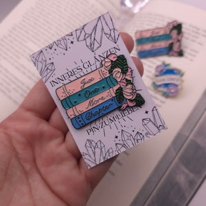 PINS Für Buchliebhaber Bücherwurm PIN Kleindungspin Roman Fantasy Thriller Buch Anstecker Brosche Bücher Booktok Booklover Bild 8