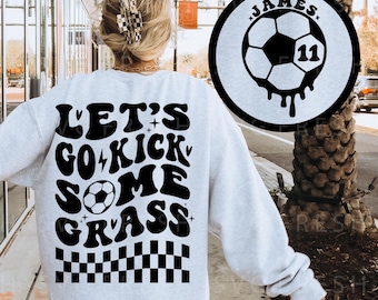 Custom Soccer Player Svg, Some grass Png Svg Cut File