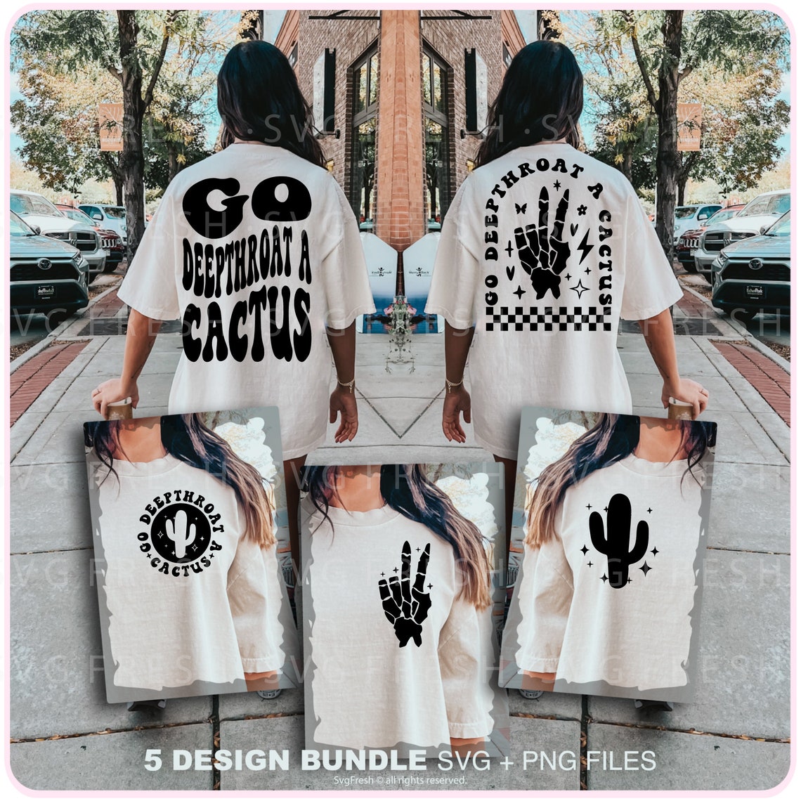 Go Deepthroat A Cactus Png Svg Funny Cactus Quote Badass - Etsy