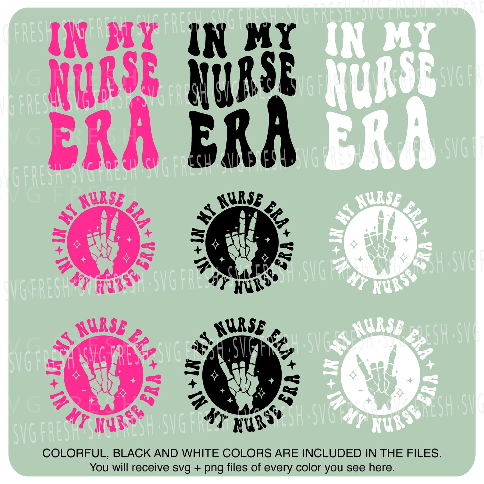 In My Nurse Era SVG Nurse Png Svg Nurse Design Feral Nurse - Etsy