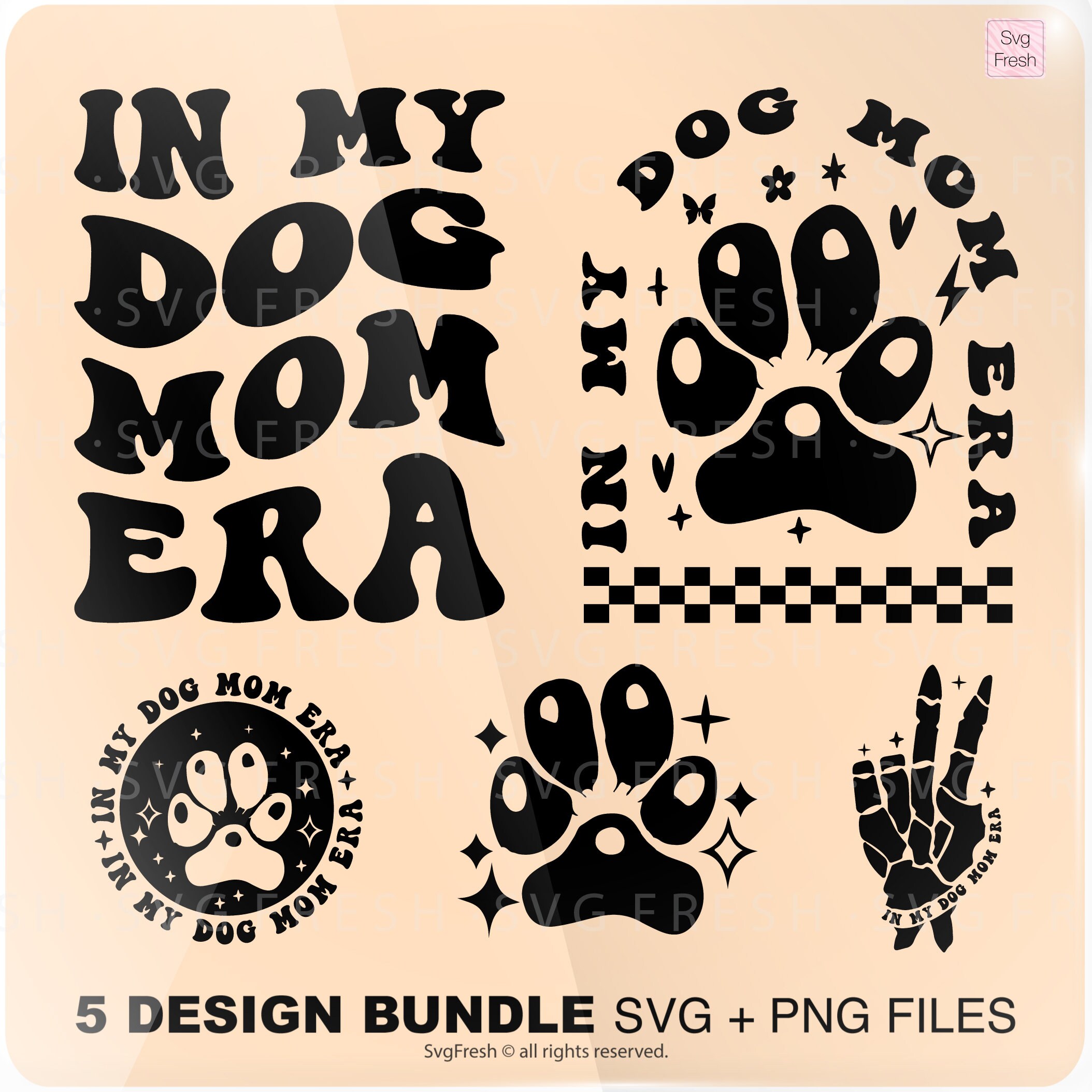 In My Dog Mom Era Png Svg Pet Mom Svg Dog Mama Funny Adult - Etsy