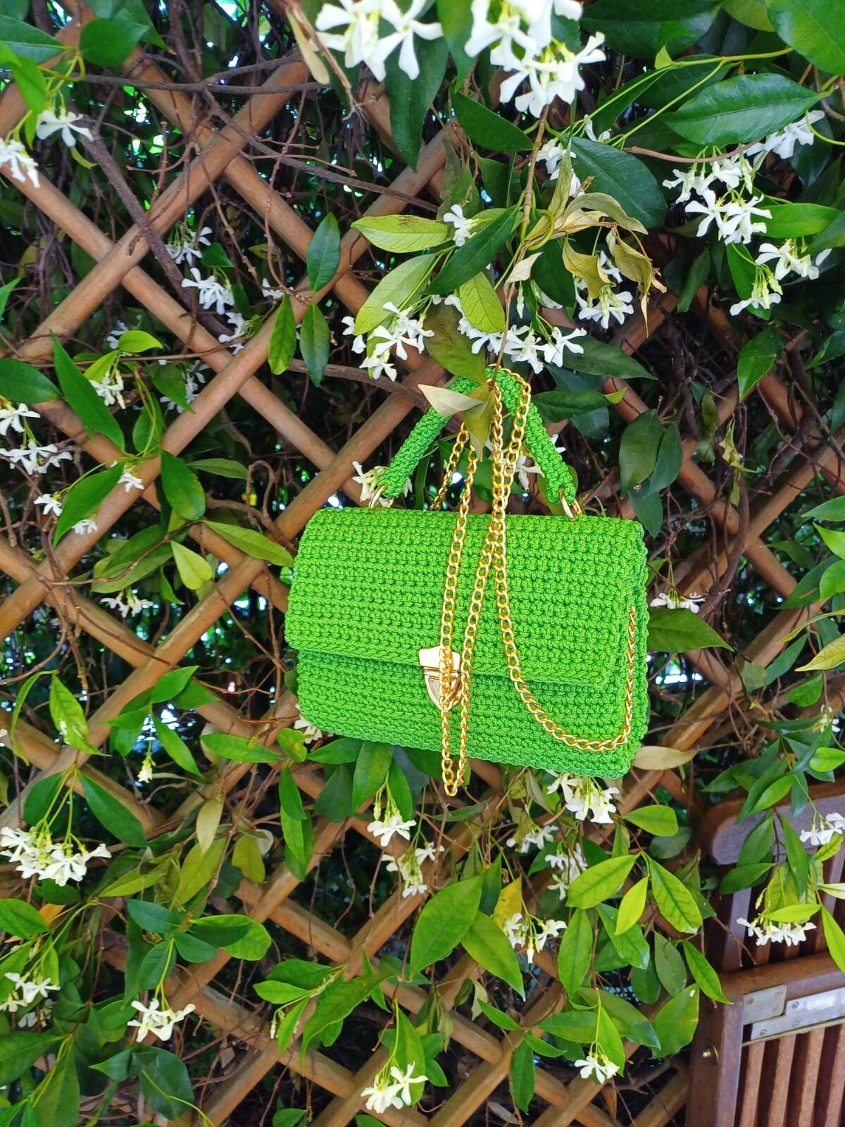 Borsa verde acido hot sale