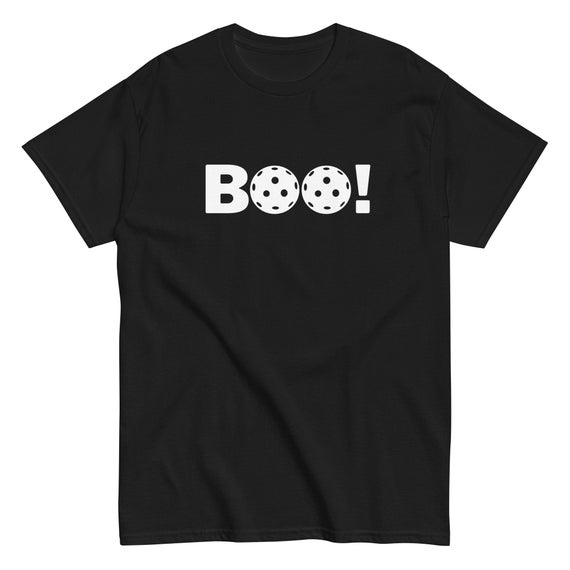 PickleBall Halloween Shirt, Wiffle Ball Holloween T-Shirt, Pickle Ball Boo Crewneck