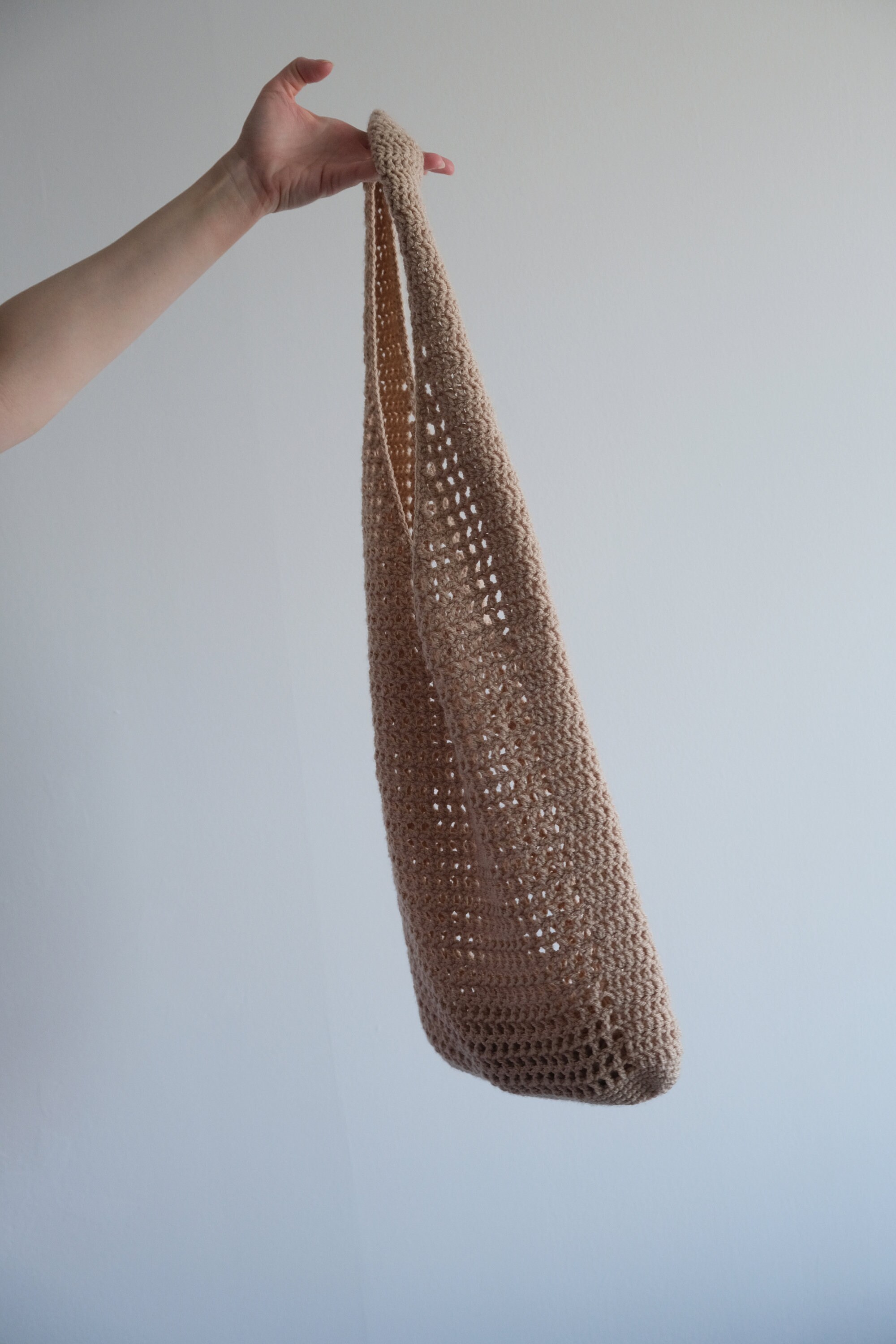 Crochet Bag Pattern (PDF) | Mesh Design Diy Tote | US/UK Terms - Etsy