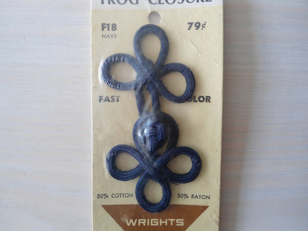 Vintage Frog Closures Sewing Notions Clothing Closures and Etsy