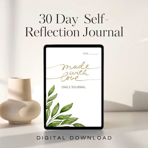 30 Days of Self Reflection - Made With Love Daily Christian Journal