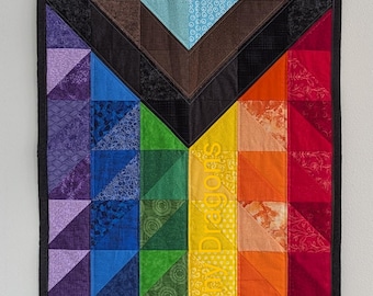 Progress Pride Flag Quilt Pattern