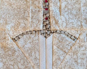 Breaker of Realms Sword Paper Piecing pattern