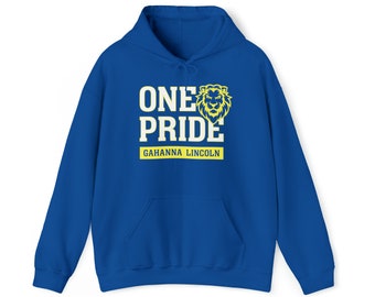 One Pride Gahanna Lincoln Hoodie, various colors, Unisex Heavy Blend™ Hooded Sweatshirt