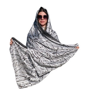 Jersey Shawl for Women,Chiffon Shawl,Silvery Shawl for Women,Elegant and Stylish Women&#39;s Shawl,Head Wrap,Design Shawl,Hair Scarf Head Scarf