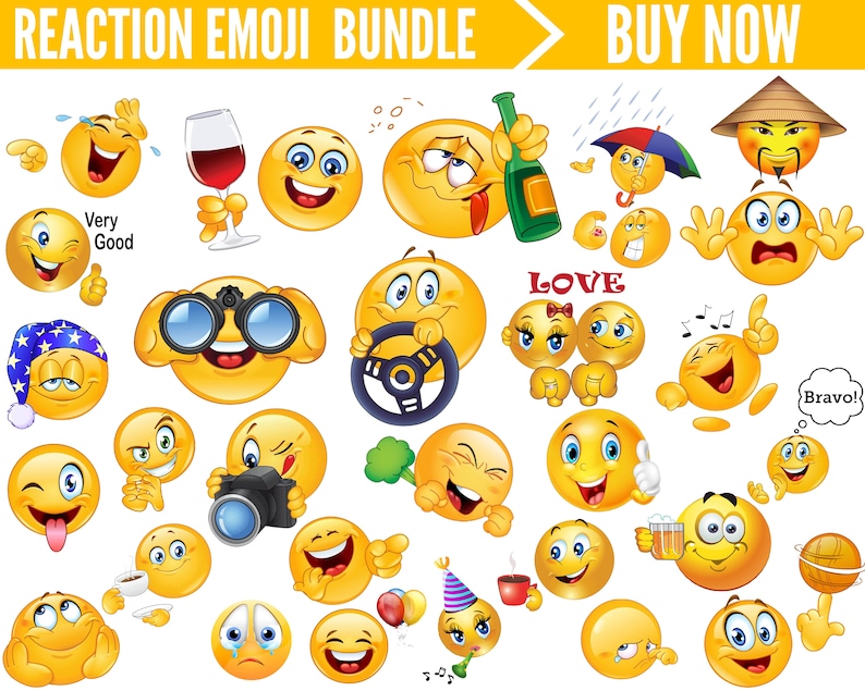225 Dateien Emoji Emojis Emoji PNG Smiley Süßes Emoji Etsy.de