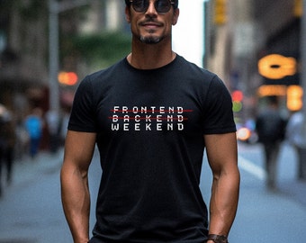 Coder shirt, backend shirt/grappig software ontwikkelaar shirt/programmeur shirt/codering T-shirt/programmering tee/cadeau voor hem/frontend