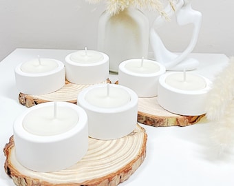 Fragrance sample, tea light, set of 6, vegan, scent selection