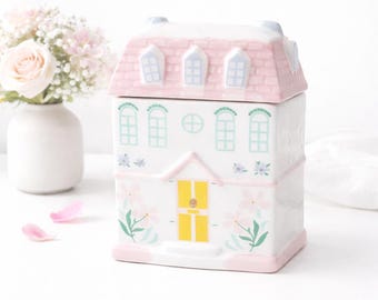 Haus Duftlampe für Waxmelts oder Duftöl,  Keramik Duftlampe, Wax Melt Burner, auch als Bundle erhältlich