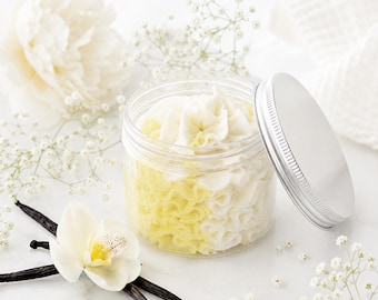 Whipped Soap Vanille, Cremige Duschseife mit Vanilleduft, Body Wash, Wellness Dusche