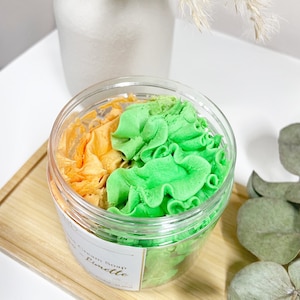 Dusch und Badebutter, Schlagseife, Whipped Soap, 120g, Mango-Limette, vegan Bild 5