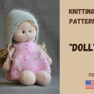 Poupée tricotée avec modèle de tricot (PDF)