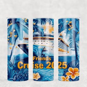 Cruise-Themed Tumbler Wrap Digital Download | High-Quality, Easy-to-Apply Tumbler Design | 20oz Tumbler Sublimation Template
