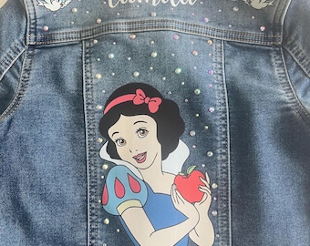 ヴィンテージ　TOO cute Disney スノーホワイト デニムジャケット ヴィンテージ TOO cute Disney スノーホワイト デニムジャケット