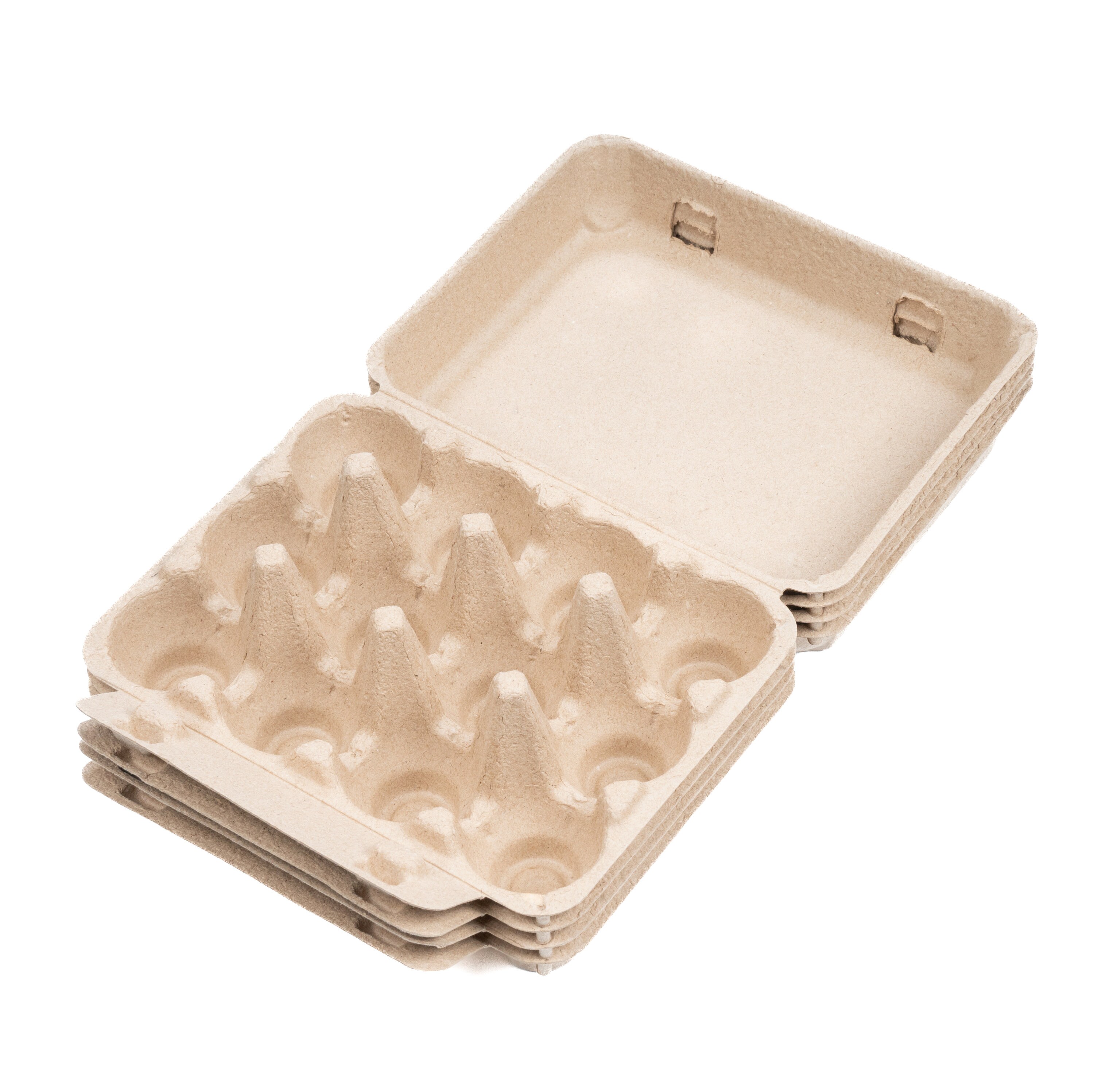 Vintage 3x4 Egg Cartons Brown 30pack Biodegradable & Recycled Pulp Eco